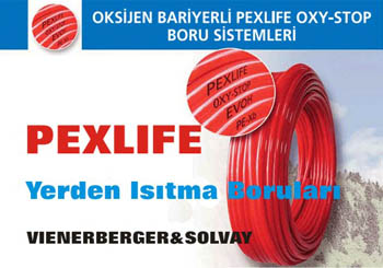 PEXLIFE EVoh oksijen bariyerli yerden stma borusu